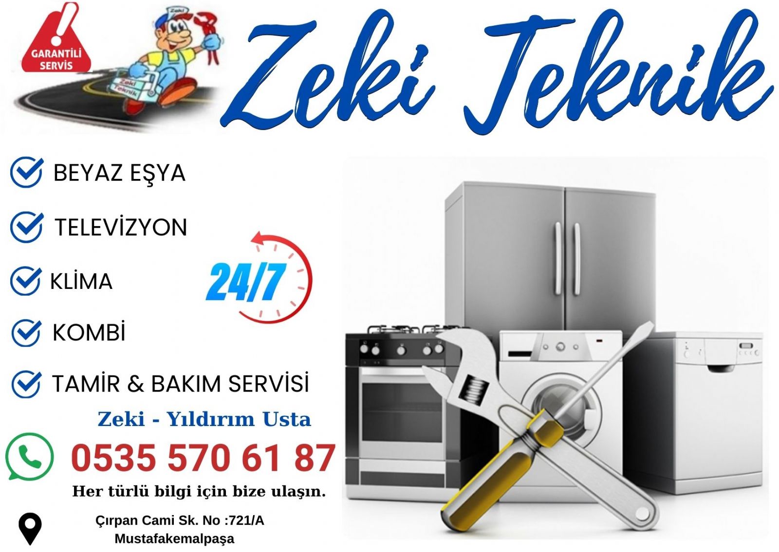 Mustafa Kemal Paşa Beyaz Eşya Servisi